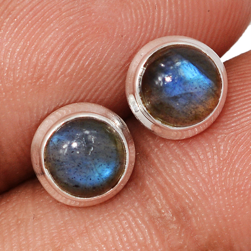 Blue Fire Labradorite Studs - BFLS1693