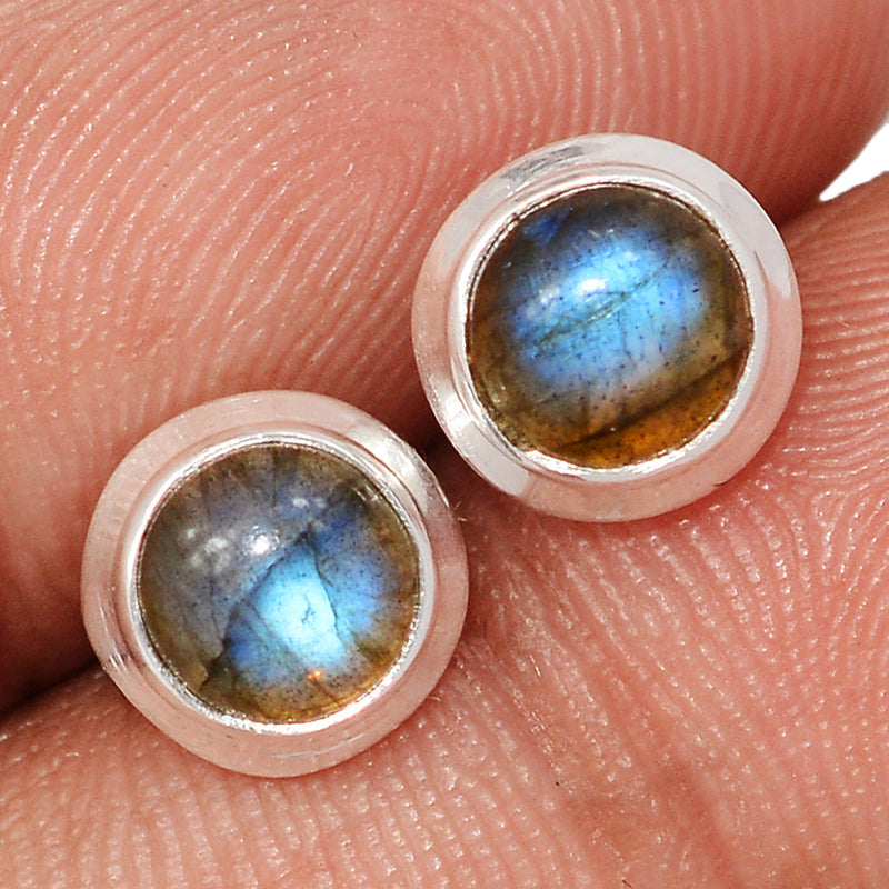 Blue Fire Labradorite Studs - BFLS1699