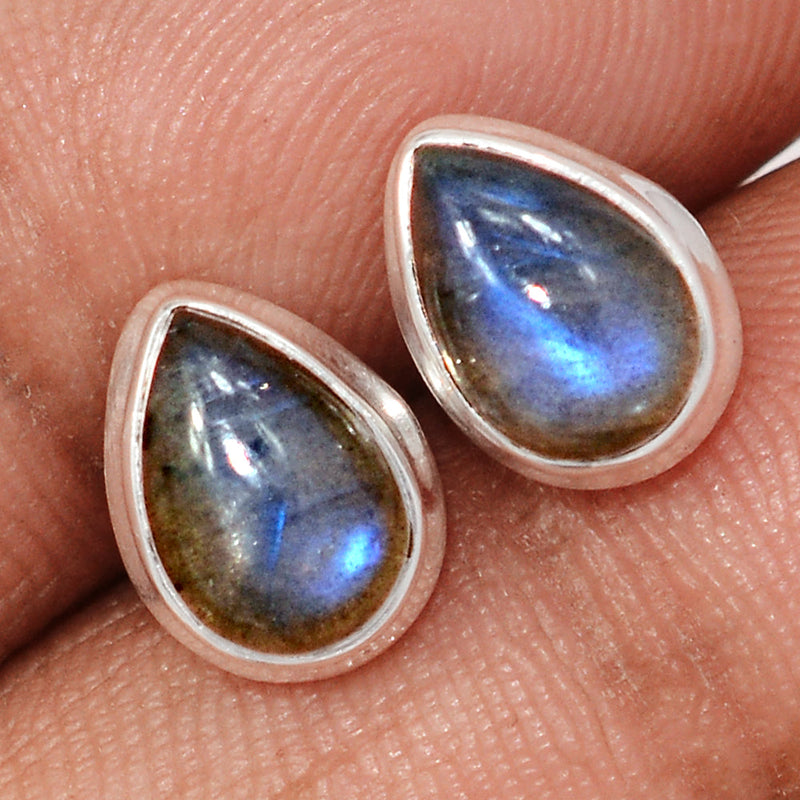 Blue Fire Labradorite Studs - BFLS1718