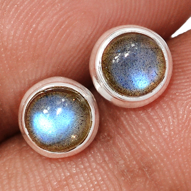 Blue Fire Labradorite Studs - BFLS1719