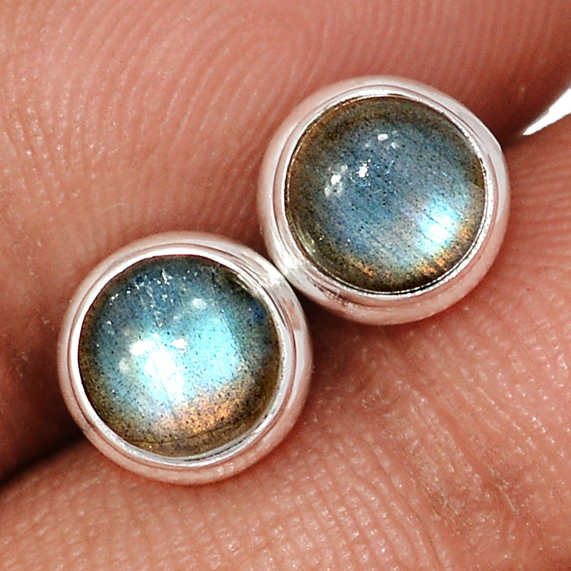 Blue Fire Labradorite Studs - BFLS1721