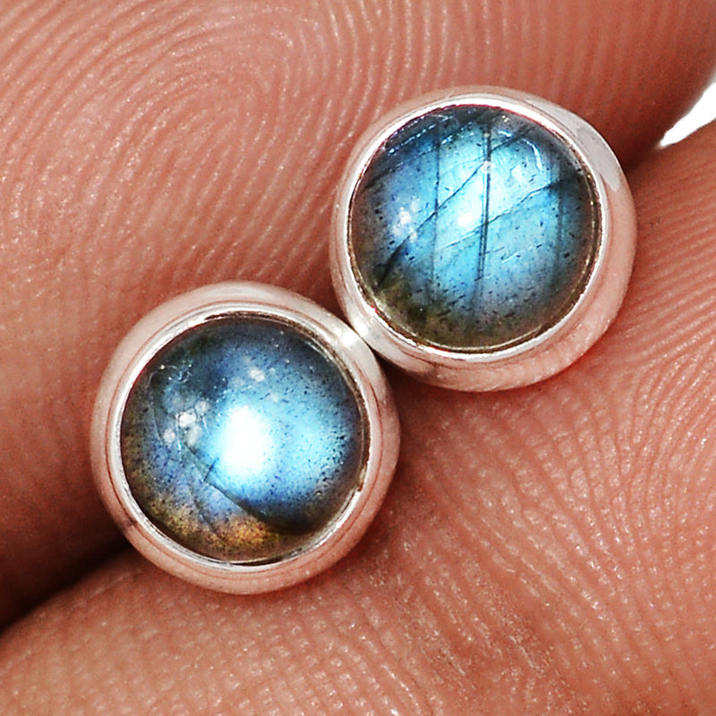Blue Fire Labradorite Studs - BFLS1726