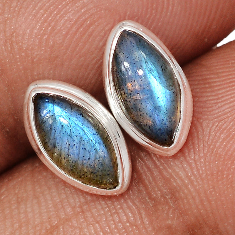Blue Fire Labradorite Studs - BFLS1729