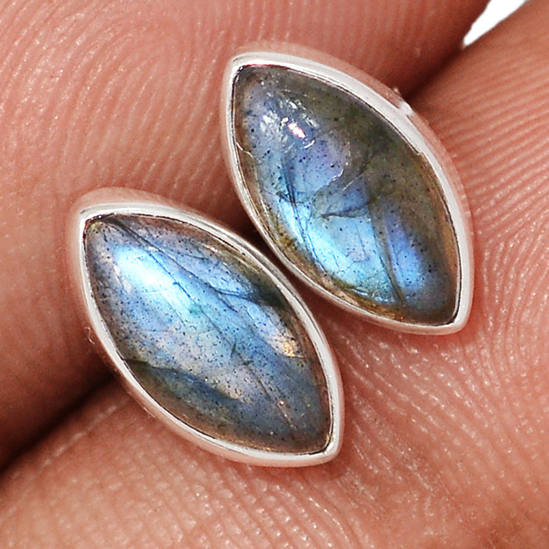 Blue Fire Labradorite Studs - BFLS1731