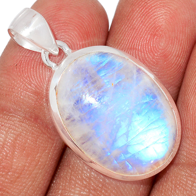 1.3" Blue Fire Moonstone Pendants - BFMP1365