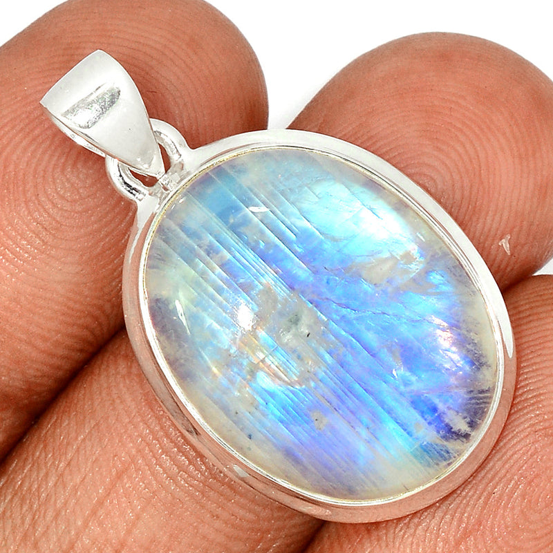 1.3" Blue Fire Moonstone Pendants - BFMP2469