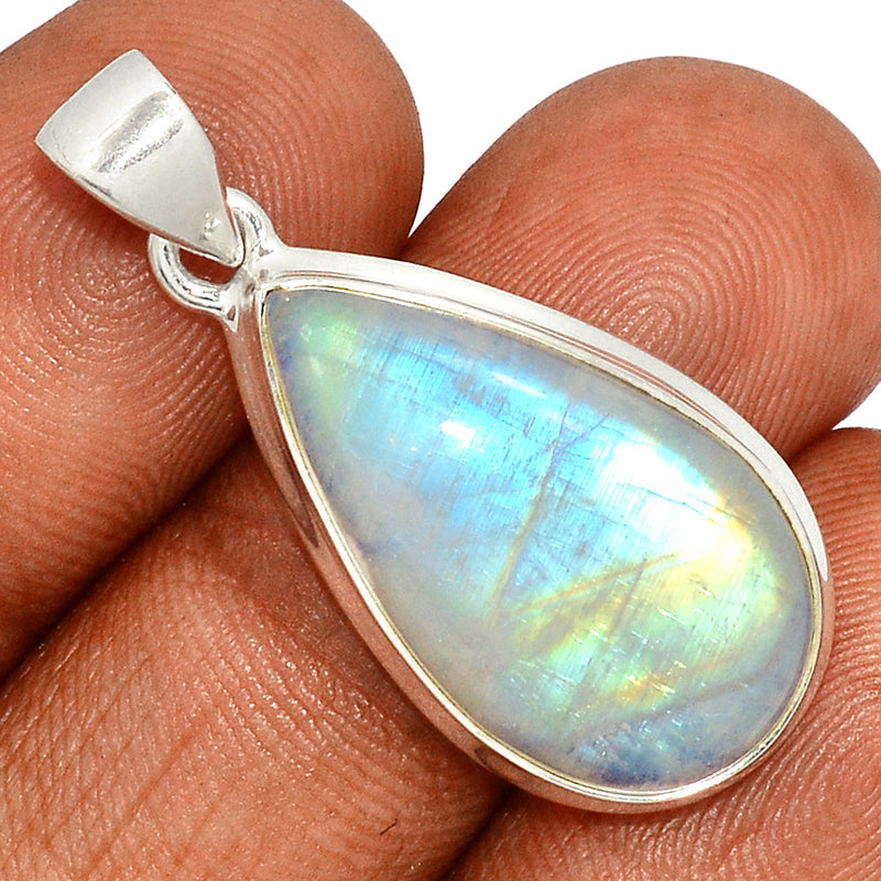 1.5" Blue Fire Moonstone Pendants - BFMP2472