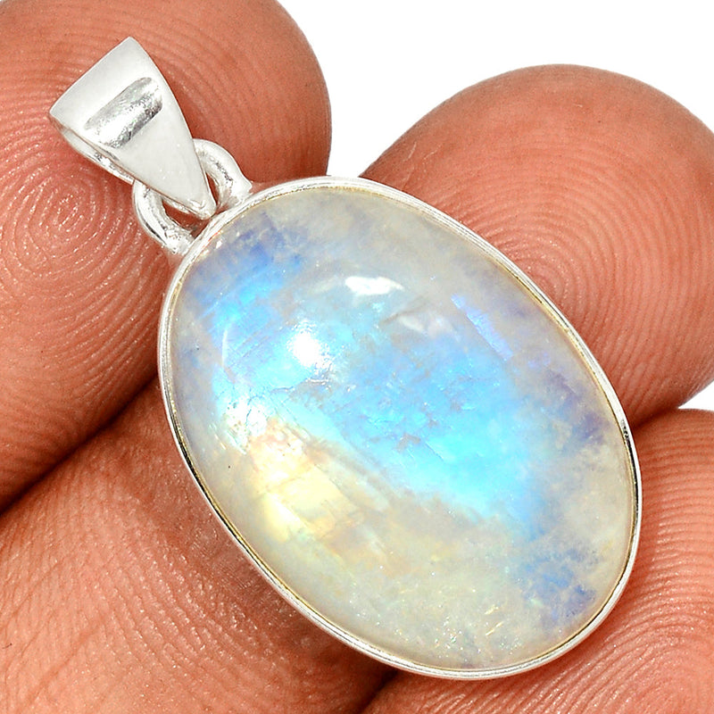 1.3" Blue Fire Moonstone Pendants - BFMP2474