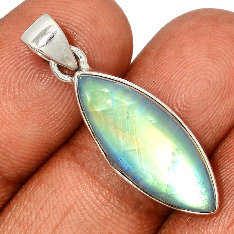 1.3" Blue Fire Moonstone Pendants - BFMP2478