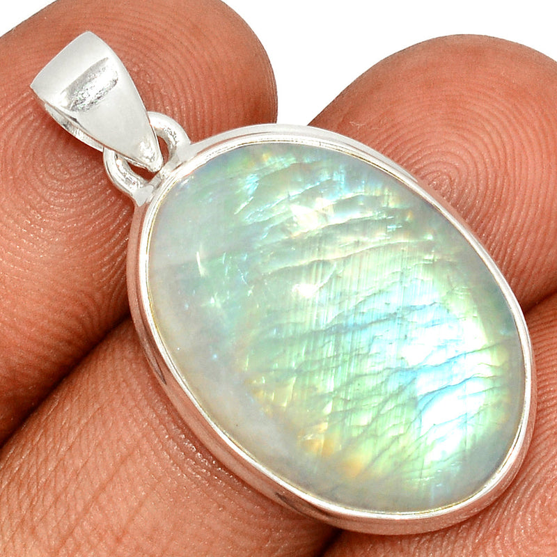 1.5" Blue Fire Moonstone Pendants - BFMP2480