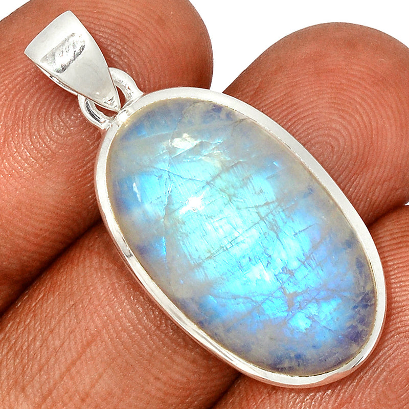 1.5" Blue Fire Moonstone Pendants - BFMP2486