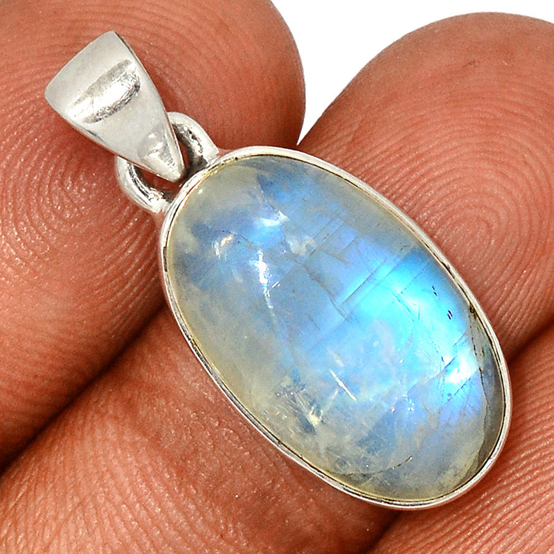 1.2" Blue Fire Moonstone Pendants - BFMP2488