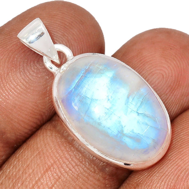 1.2" Blue Fire Moonstone Pendants - BFMP2495