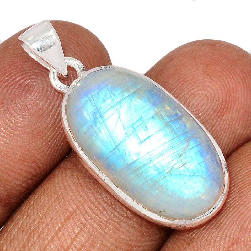 1.5" Blue Fire Moonstone Pendants - BFMP2497