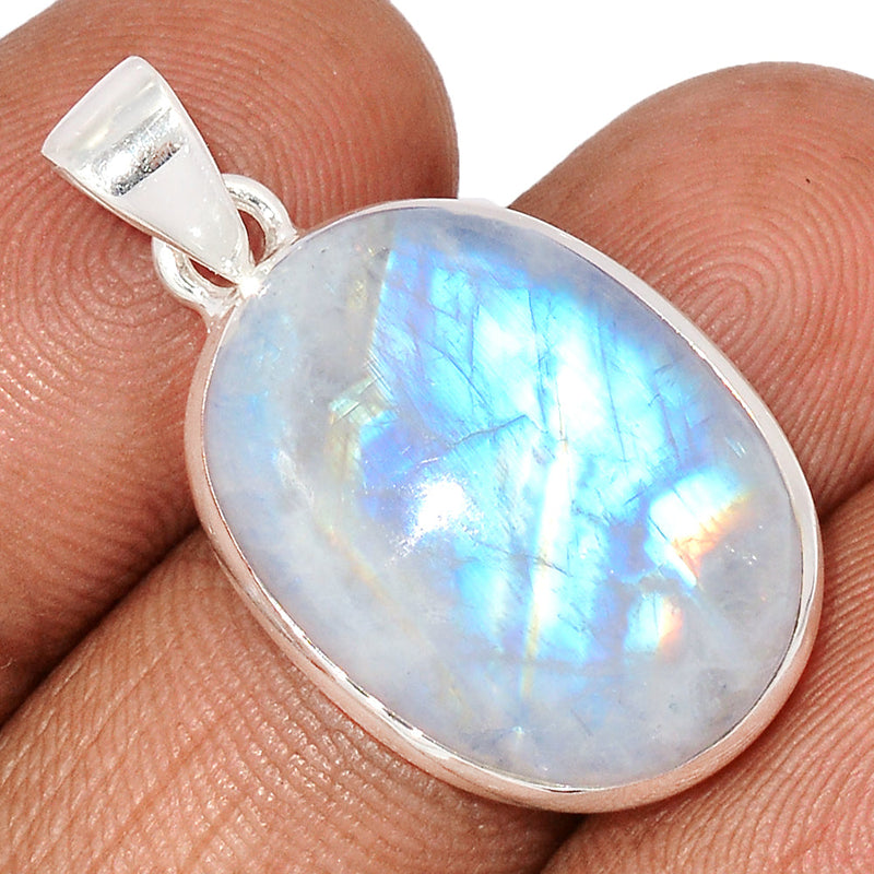 1.3" Blue Fire Moonstone Pendants - BFMP2507