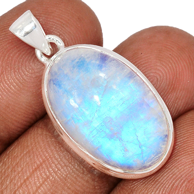 13" Blue Fire Moonstone Pendants - BFMP2512