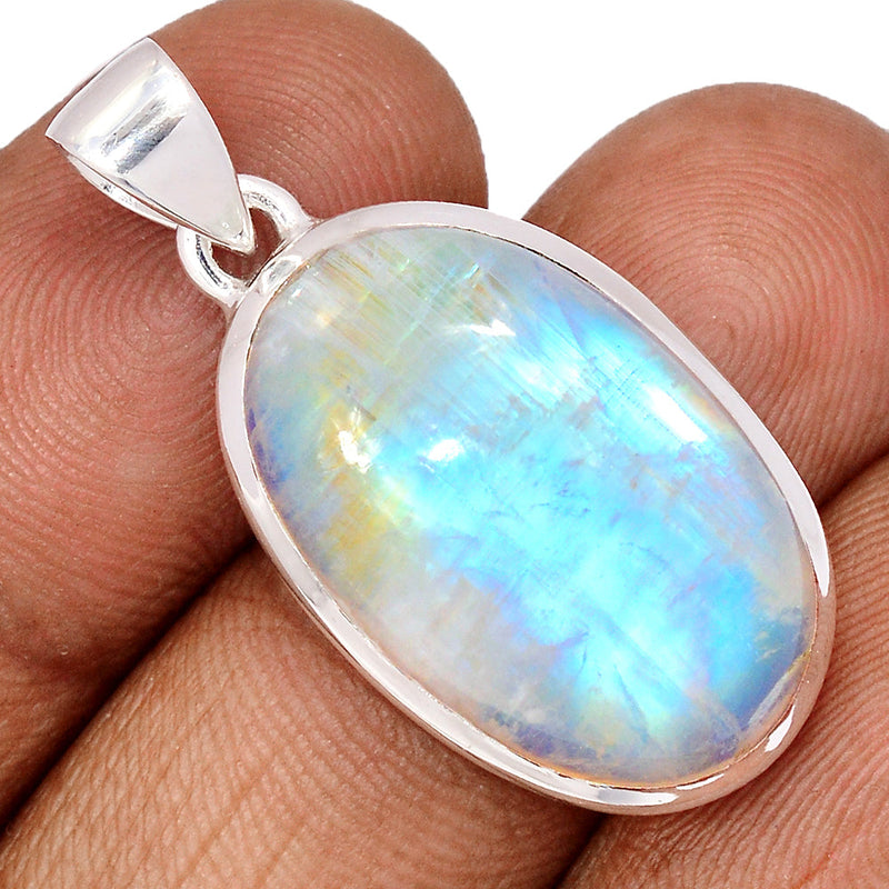 1.5" Blue Fire Moonstone Pendants - BFMP2598