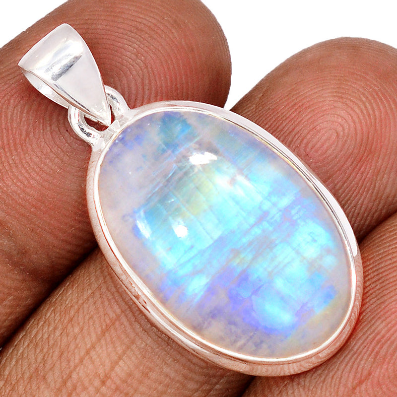 1.5" Blue Fire Moonstone Pendants - BFMP2604