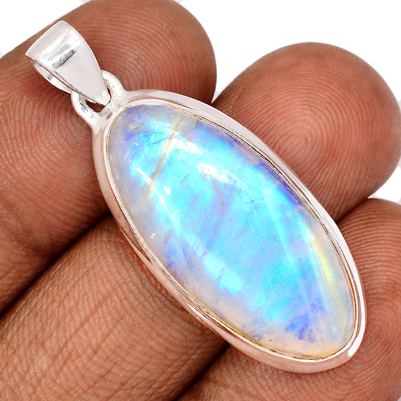 1.7" Blue Fire Moonstone Pendants - BFMP2606