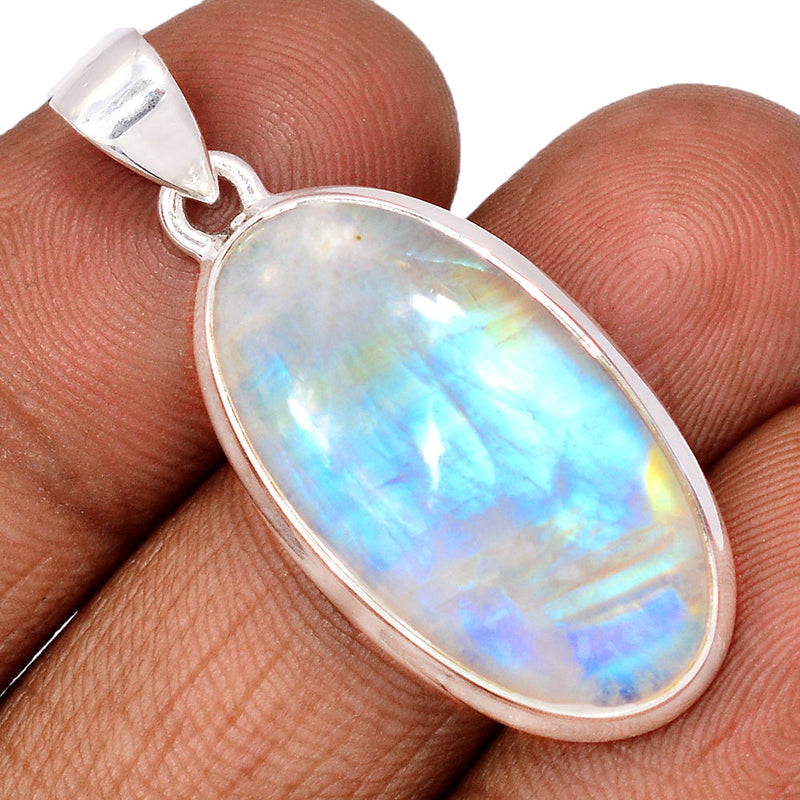 1.6" Blue Fire Moonstone Pendants - BFMP2619