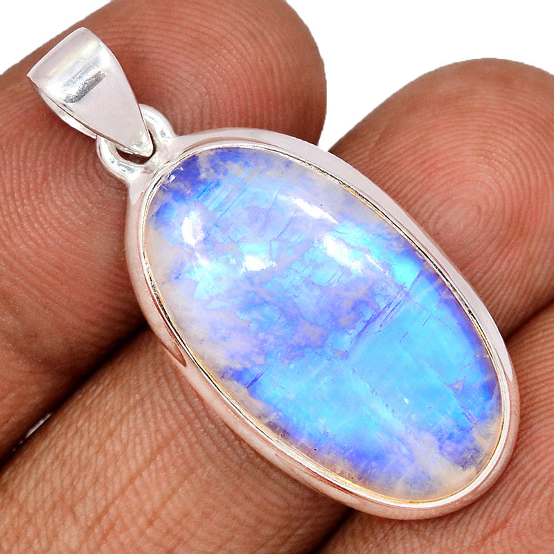 1.6" Blue Fire Moonstone Pendants - BFMP2621