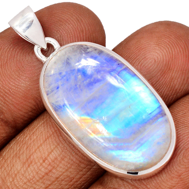 1.6" Blue Fire Moonstone Pendants - BFMP2628