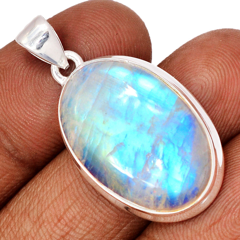 1.5" Blue Fire Moonstone Pendants - BFMP2646