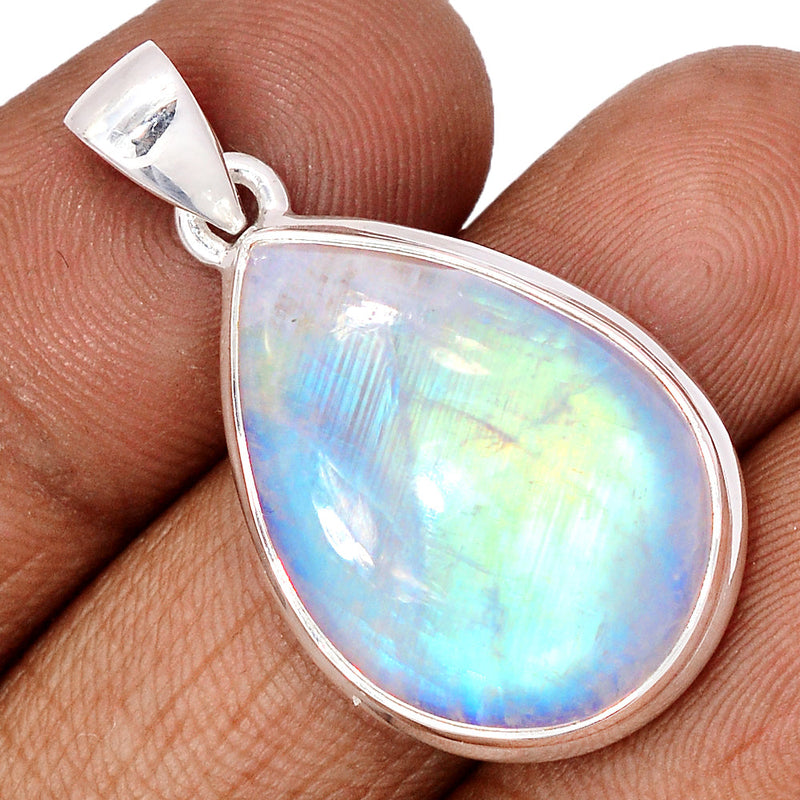 1.5" Blue Fire Moonstone Pendants - BFMP2663