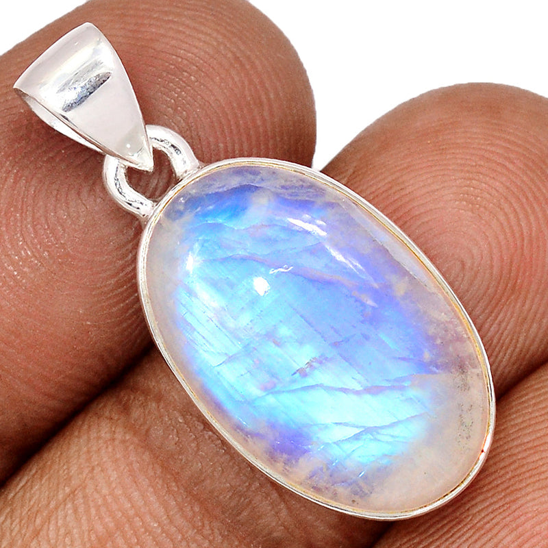 1.2" Blue Fire Moonstone Pendants - BFMP2675