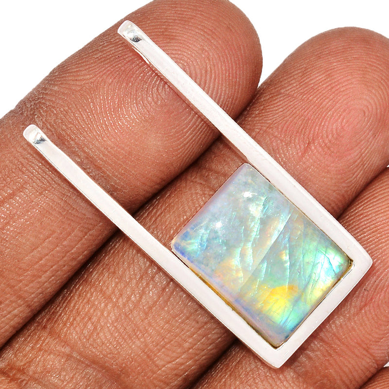 1.6" Blue Fire Moonstone Pendants - BFMP2715
