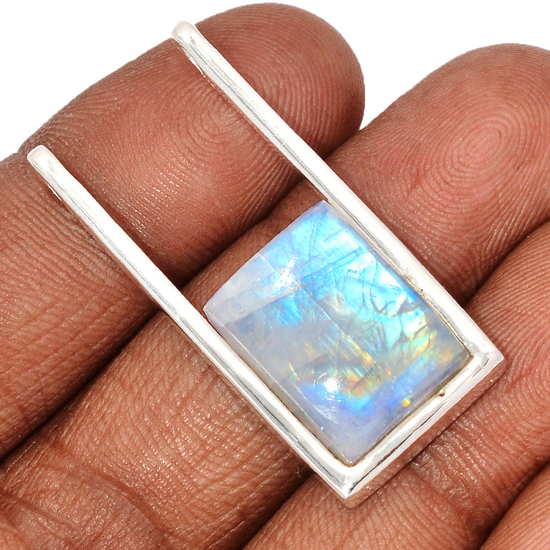 1.6" Blue Fire Moonstone Pendants - BFMP2717