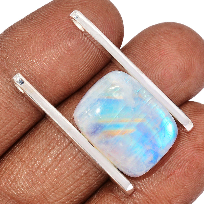 1.3" Blue Fire Moonstone Pendants - BFMP2722