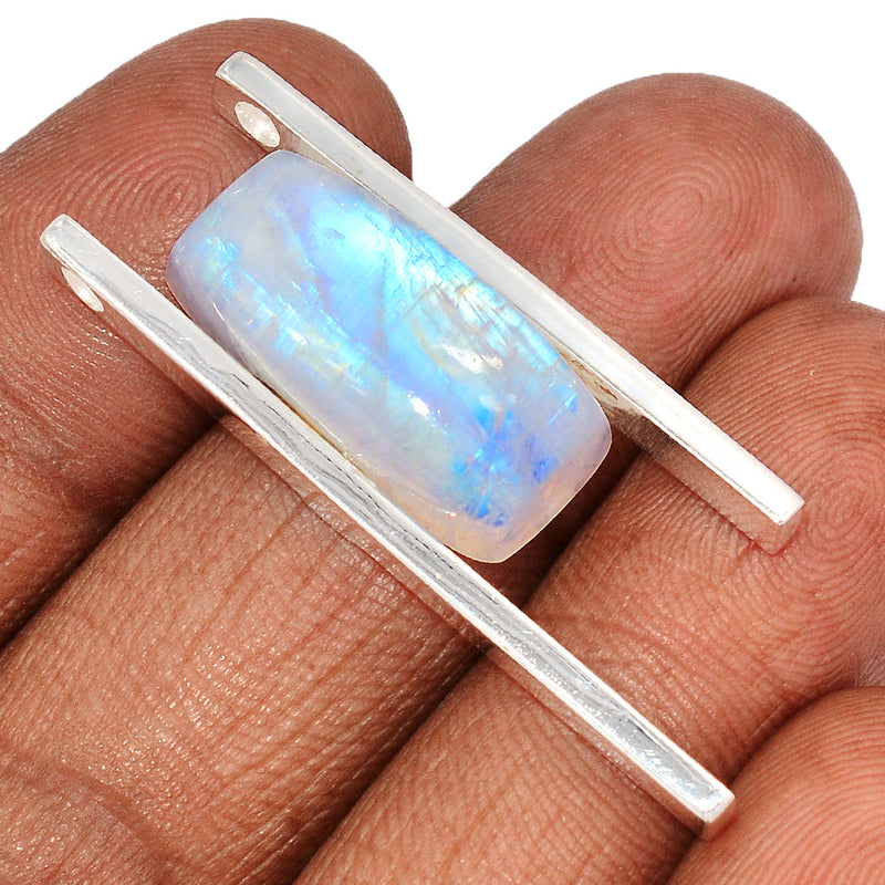1.7" Blue Fire Moonstone Pendants - BFMP2725