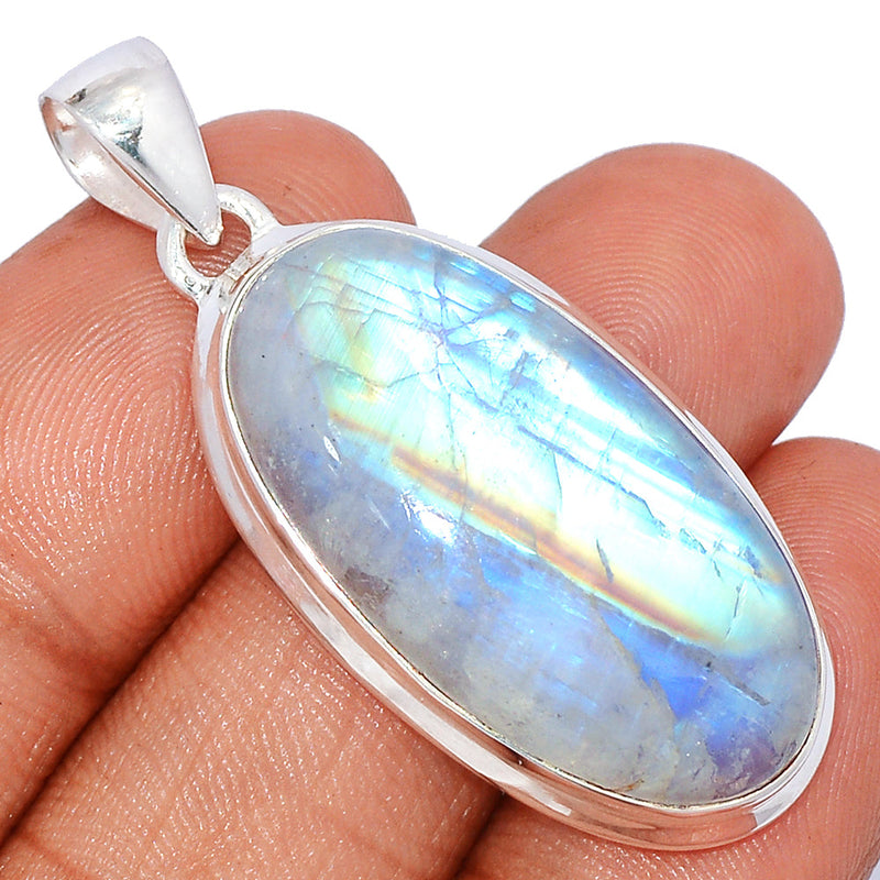 1.7" Blue Fire Moonstone Pendants - BFMP2734