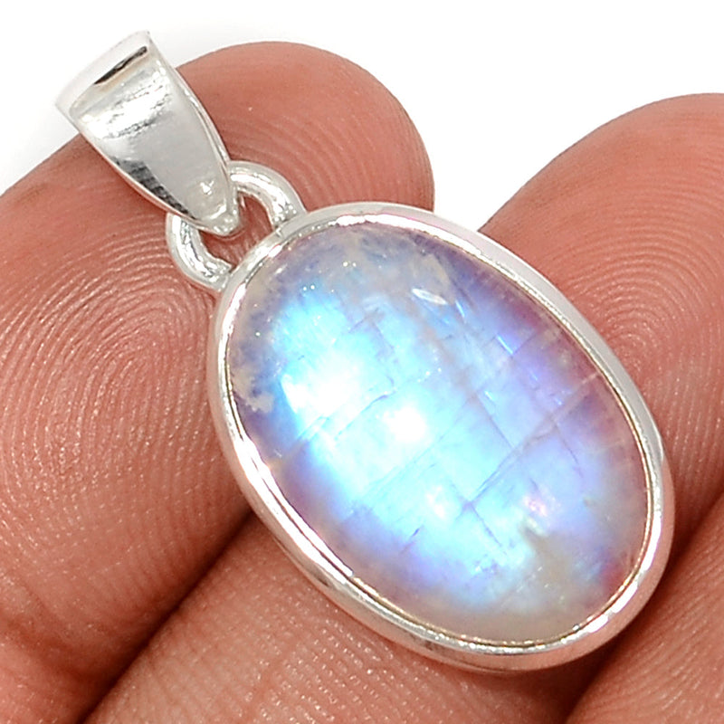 1.2" Blue Fire Moonstone Pendants - BFMP2737