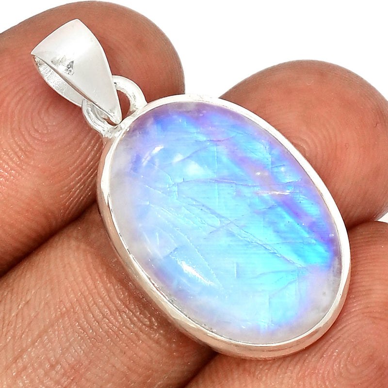 1.5" Blue Fire Moonstone Pendants - BFMP2739