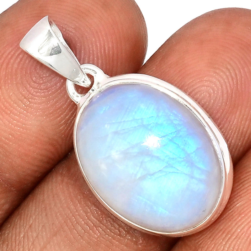 1.2" Blue Fire Moonstone Pendants - BFMP2742