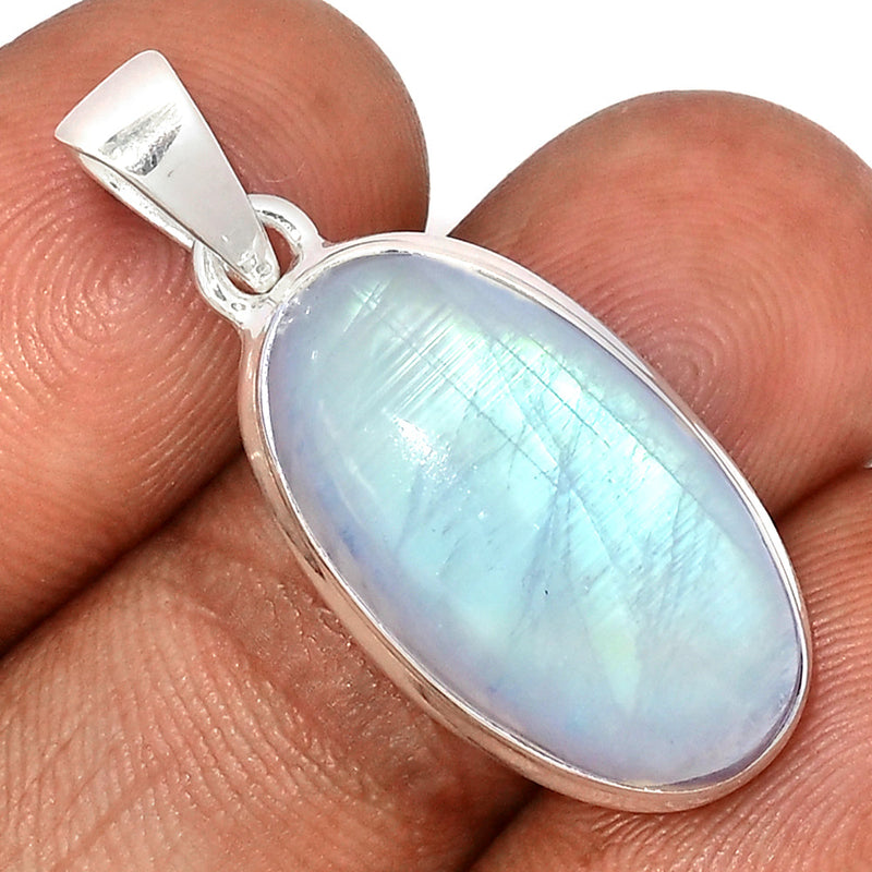 1.3" Blue Fire Moonstone Pendants - BFMP2746