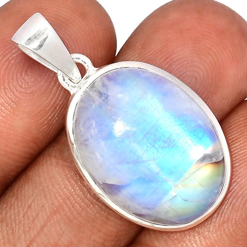 1.3" Blue Fire Moonstone Pendants - BFMP2751
