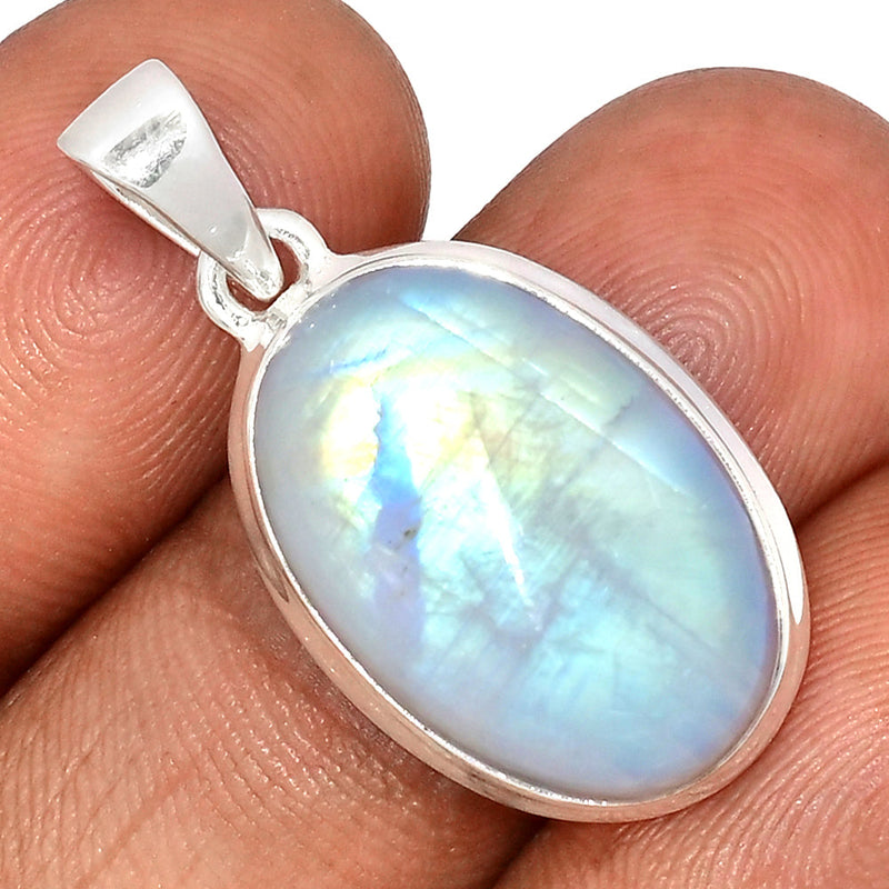 1.3" Blue Fire Moonstone Pendants - BFMP2752