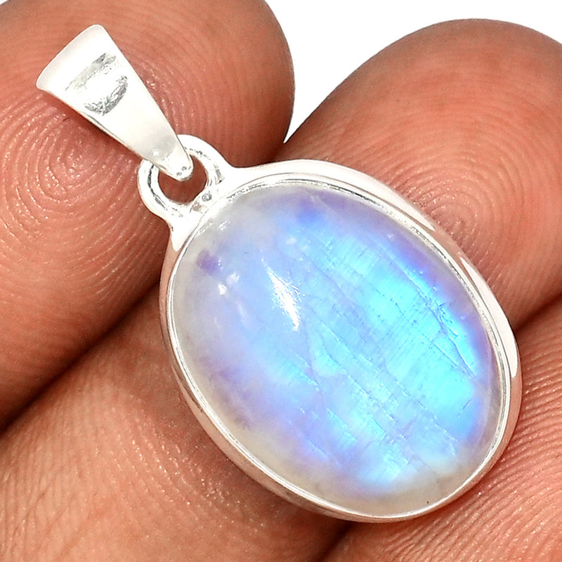 1.2" Blue Fire Moonstone Pendants - BFMP2756