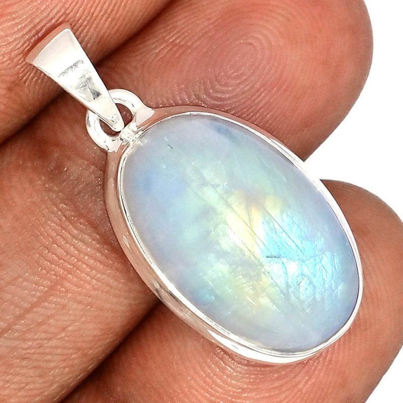 1.3" Blue Fire Moonstone Pendants - BFMP2757