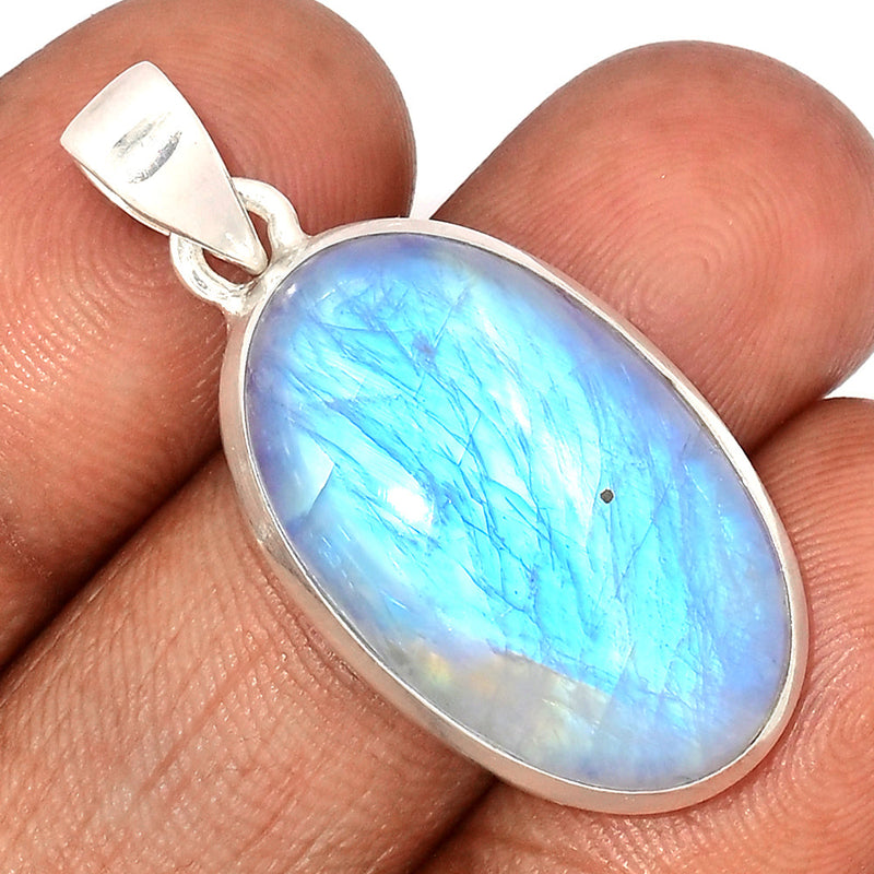 1.6" Blue Fire Moonstone Pendants - BFMP2762