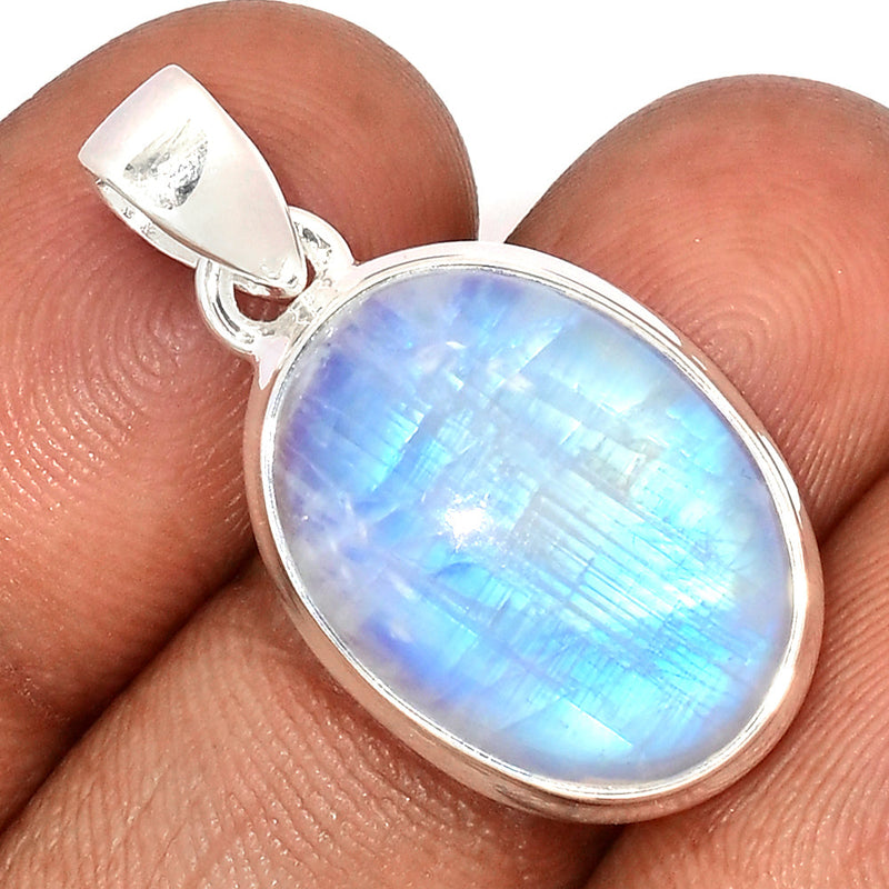 1.3" Blue Fire Moonstone Pendants - BFMP2763