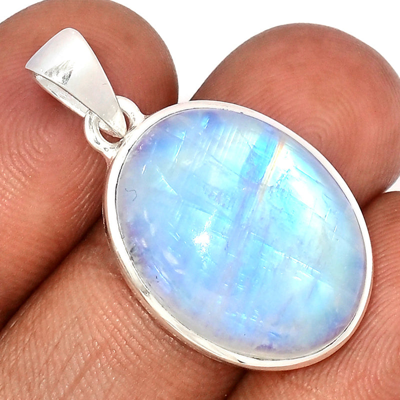 1.3" Blue Fire Moonstone Pendants - BFMP2764