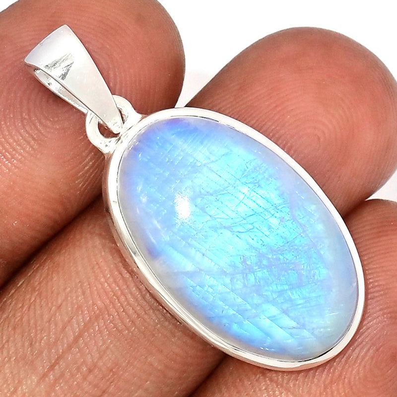 1.5" Blue Fire Moonstone Pendants - BFMP2766