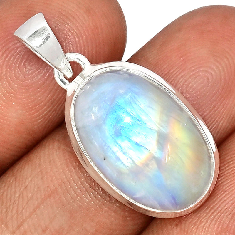 1.2" Blue Fire Moonstone Pendants - BFMP2767