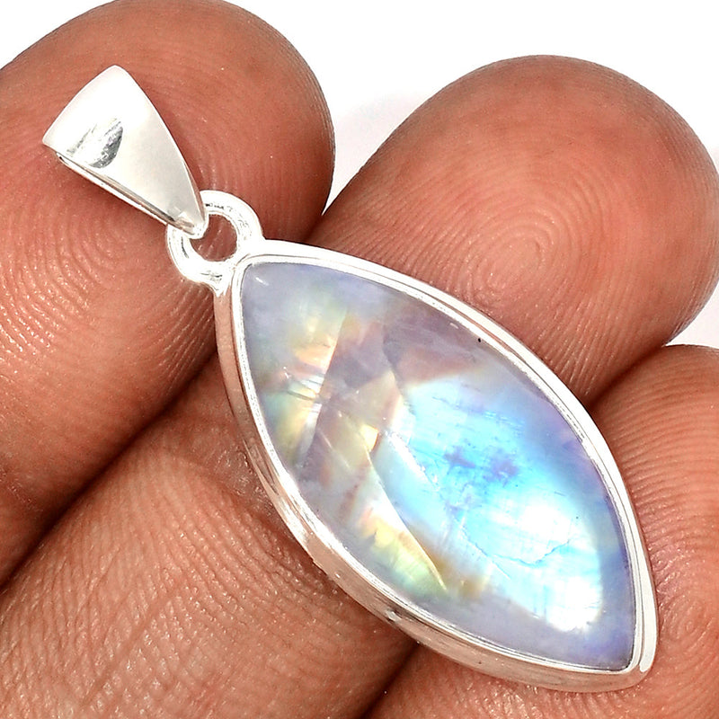 1.5" Blue Fire Moonstone Pendants - BFMP2770