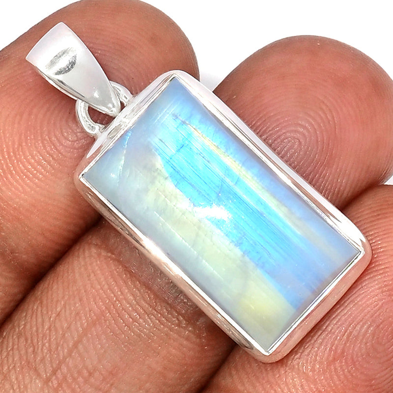 1.5" Blue Fire Moonstone Pendants - BFMP2786