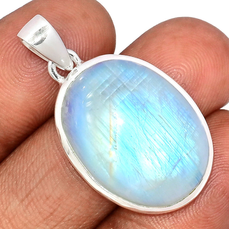 1.5" Blue Fire Moonstone Pendants - BFMP2788